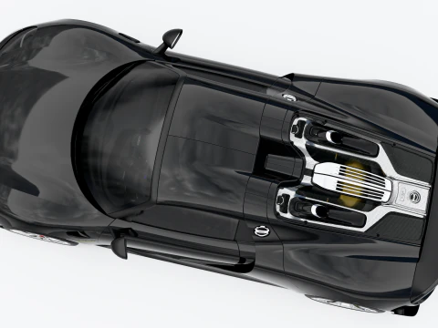Porsche 918 Spyder 3D Model