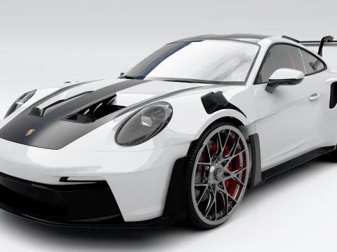Porsche GT3 RS 3D Model