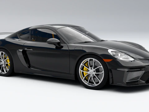 Porsche GT4 3D Model