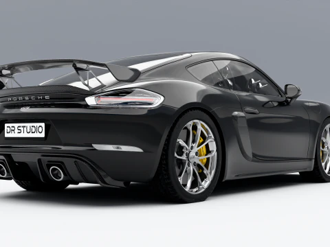 Porsche GT4 3D Model