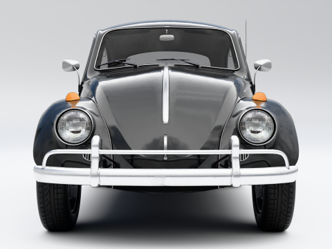 Volkswagen Beetle 1965 3D Model
