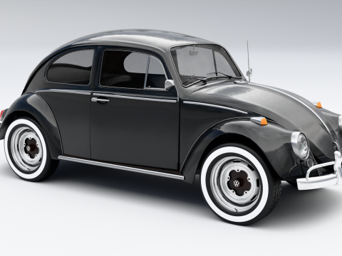 Volkswagen Beetle 1965 3D Model