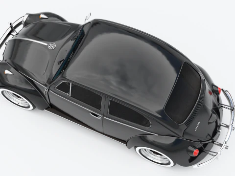 Volkswagen Beetle 1965 3D Model