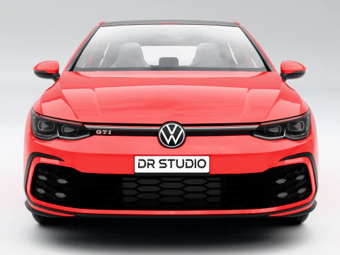 Volkswagen Golf GTI 2021 3D Model