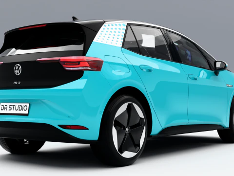 Volkswagen ID3 2021 3D Model
