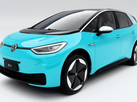 Volkswagen ID3 2021 3D Model