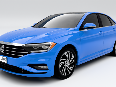 Фольксваген Джетта 2019 3D Модель