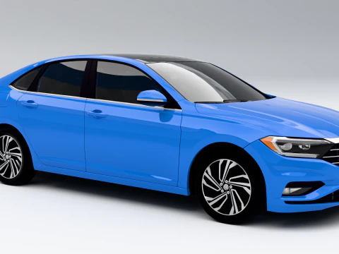 Volkswagen Jetta 2019 3D Model