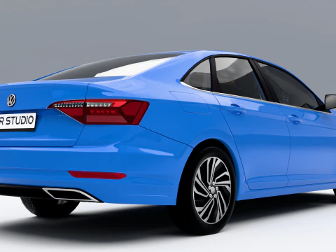 Volkswagen Jetta 2019 3D Model
