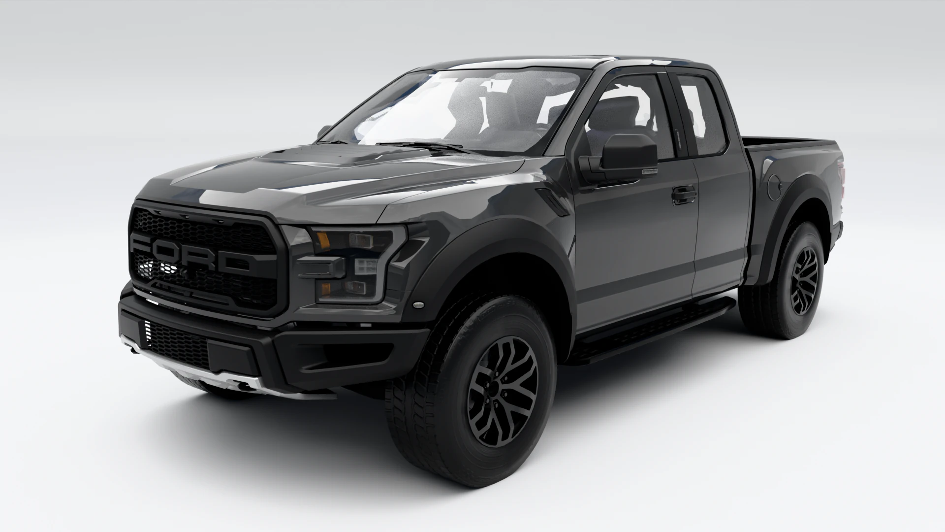 Ford F-150 Raptor 2017 3D Model .c4d .max .obj .3ds .fbx .stl .blend 