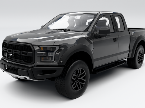 Ford F-150 Raptor 2017 3D Model
