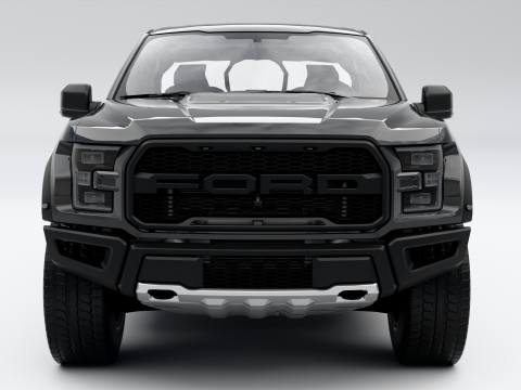 Форд Ф-150 Раптор 2017 3D Модель
