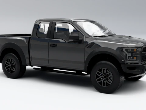 Ford F-150 Raptor 2017 3D Model