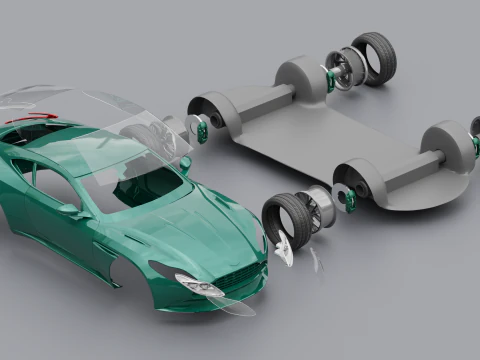 Aston Martin DB 11 3D Print Model