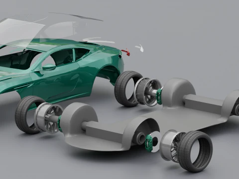 Aston Martin DB 11 3D Print Model
