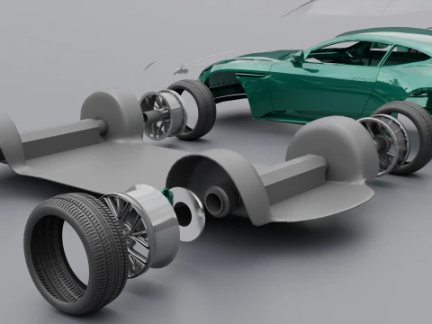 Aston Martin DB 11 3D Print Model