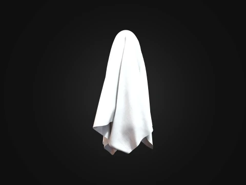 Halloween Ghost Horror Character Game Asset 3D Model