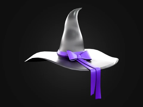 Rekwizyt do gry w kapelusz czarownicy na Halloween Model 3D