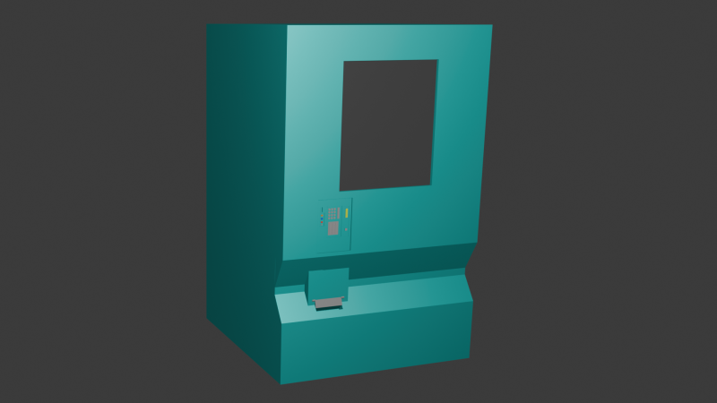 Soda machine 3D Model .c4d .max .obj .3ds .fbx .stl .blend 