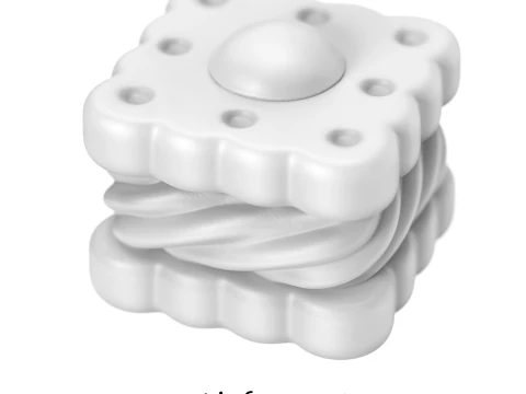Cute Cookie Keycap - Keycap for mechanical keyboard 3D Print Model
