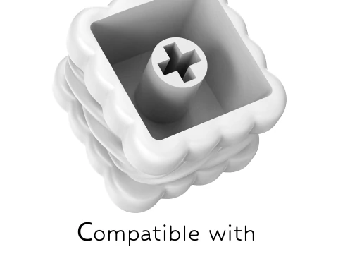 Cute Cookie Keycap - Keycap for mechanical keyboard 3D Print Model