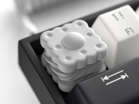 Cute Cookie Keycap - Keycap for mechanical keyboard 3D Print Model