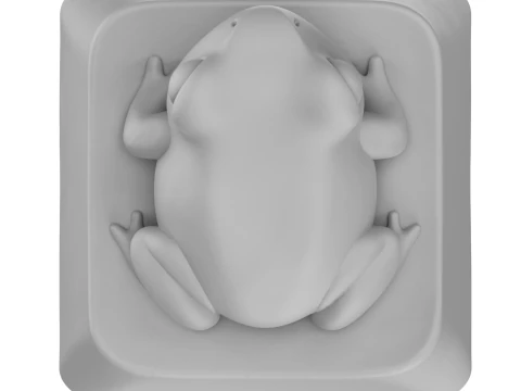 Cute Frog Keycap - Keycap for mechanical keyboard 3D Print Model
