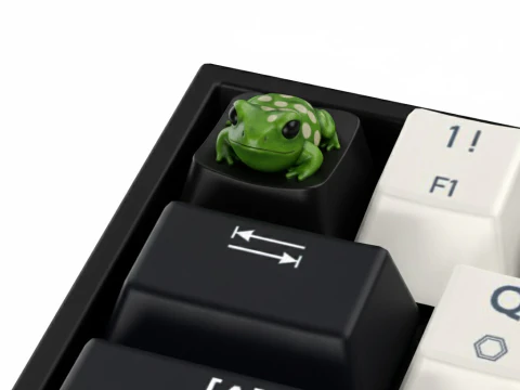 Cute Frog Keycap - Keycap for mechanical keyboard 3D Print Model