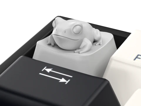 Cute Frog Keycap - Keycap for mechanical keyboard 3D Print Model