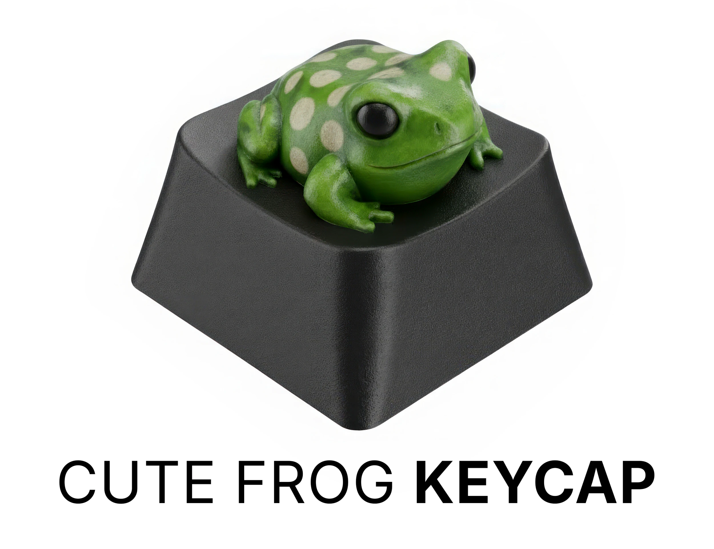 Cute Frog Keycap - Keycap for mechanical keyboard 3D Print Model .c4d .max .obj .3ds .fbx .stl .blend 