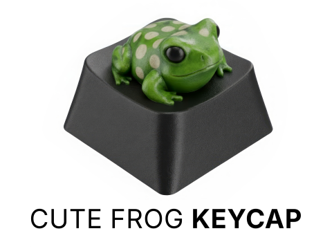 Cute Frog Keycap - ковпачок для механічної клавіатури 3D Принт Модель