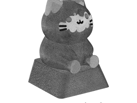 Cute Cat Keycap - Keycap for mechanical keyboard 3D Print Model