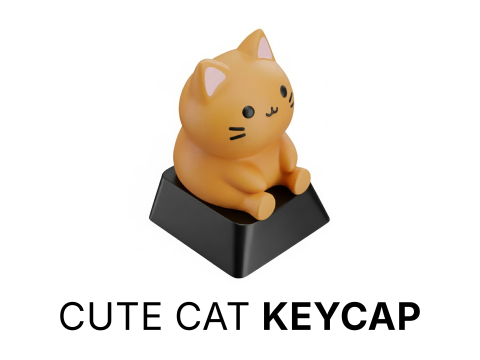 Cute Cat Keycap - ковпачок для механічної клавіатури 3D Принт Модель