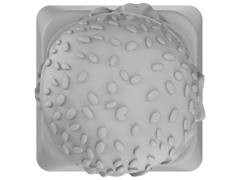 Burger Keycap - Keycap for mechanical keyboard 3D Print Model