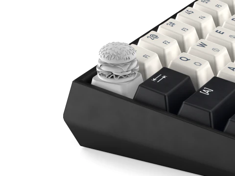 Burger Keycap - Keycap for mechanical keyboard 3D Print Model