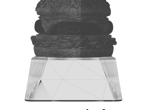 Burger Keycap - Keycap for mechanical keyboard 3D Print Model