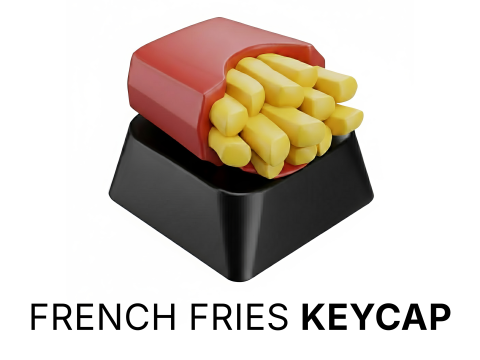 Картопля фрі Keycap - Keycap для механічної клавіатури 3D Принт Модель