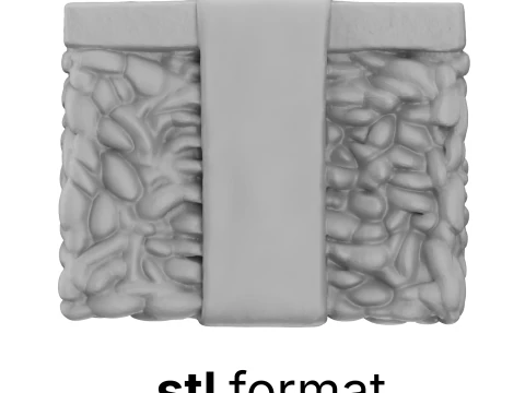 Square Sushi Keycap - Keycap for mechanical keyboard 3D Print Model