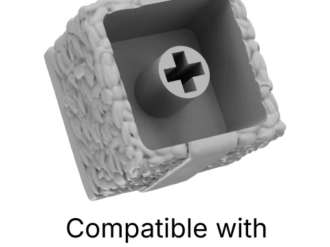 Square Sushi Keycap - Keycap for mechanical keyboard 3D Print Model