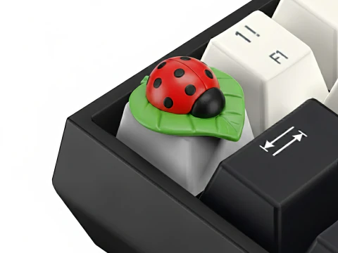 Ladybug Keycap - Keycap for mechanical keyboard 3D Print Model