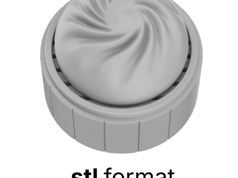 Steamed Bun Keycap - Keycap for mechanical keyboard 3D Print Model