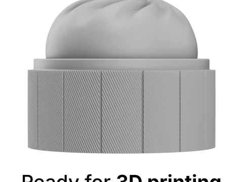 Steamed Bun Keycap - Keycap for mechanical keyboard 3D Print Model