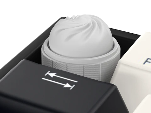 Steamed Bun Keycap - Keycap for mechanical keyboard 3D Print Model