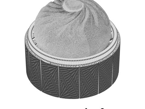 Steamed Bun Keycap - Keycap for mechanical keyboard 3D Print Model