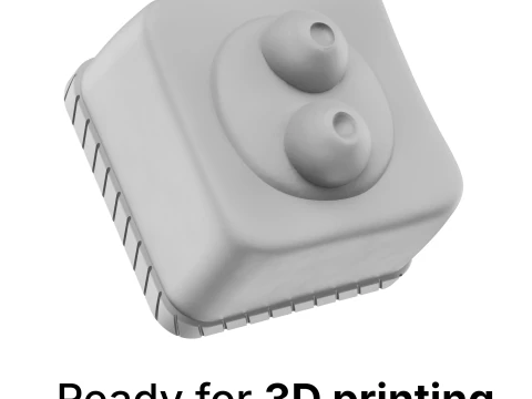 Cheesecake Keycap - Keycap for mechanical keyboard 3D Print Model