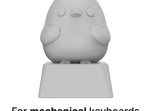 Ute Chick Keycap - Keycap for mechanical keyboard 3D Print Model