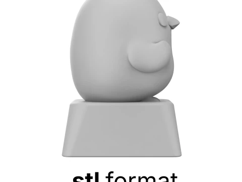 Ute Chick Keycap - Keycap for mechanical keyboard 3D Print Model