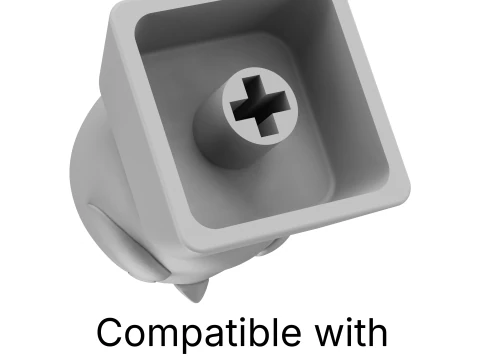 Ute Chick Keycap - Keycap for mechanical keyboard 3D Print Model