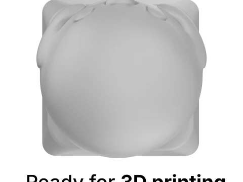 Ute Chick Keycap - Keycap for mechanical keyboard 3D Print Model