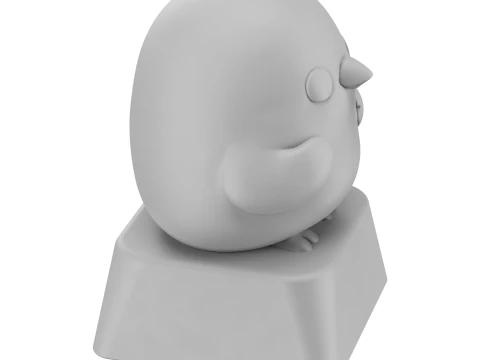 Ute Chick Keycap - Keycap for mechanical keyboard 3D Print Model